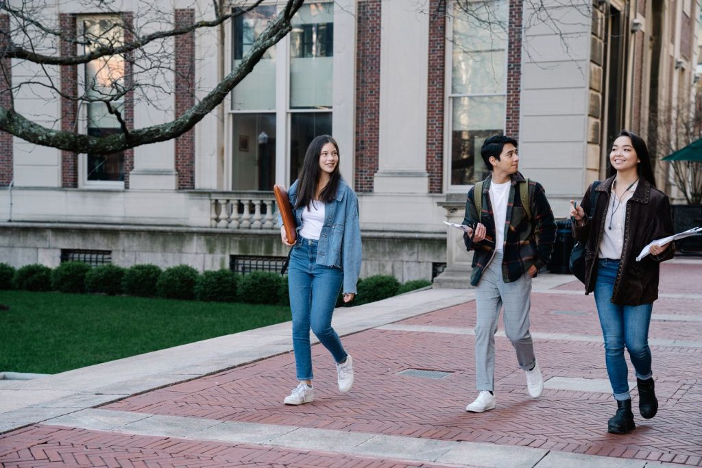 What does the F-1 visa allow you to do — university students on campus